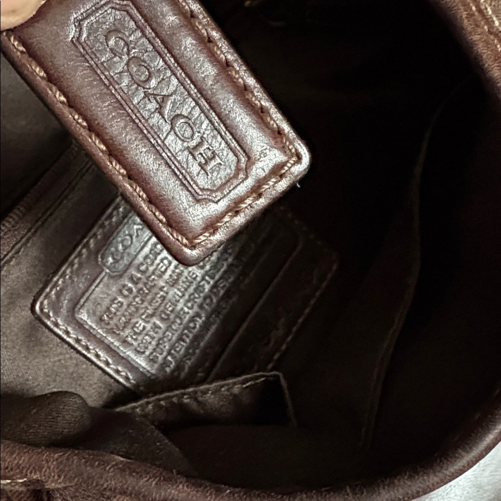 Coach Bleeker mahogany satchel bag 11434. - Picture 9 of 13